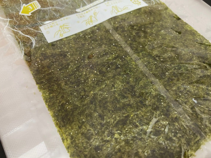 おにぎり　塩のり　フィルム海苔　コンビニ